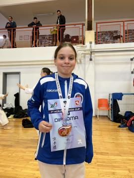 Polona Bajc borbe deklice -34 kg 3.mesto